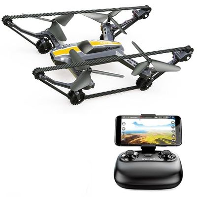 Xerall X-TANKCOPTER Drone quadricottero-Serbatoio Ibrido, camma HD, Occhiali VR, 2.4 GHz
