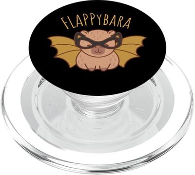 Flappybara volador Capibara con máscara divertida animal alado PopSockets PopGrip para MagSafe