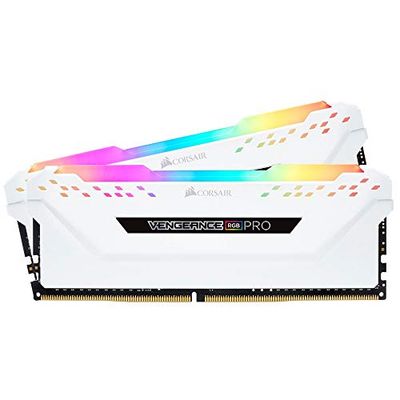 Corsair VENGEANCE RGB PRO 16GB (2x8GB) DDR4 3600 (PC4-28800) C18 Desktop memory – White ,CMW16GX4M2D3600C18W