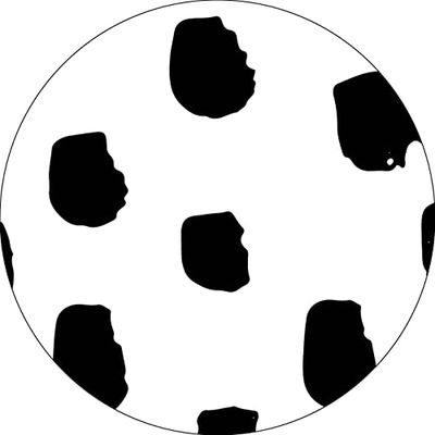 Bonateks, Round Digital Printed Mouse Pad, Non-Slip Base, for Office and Home, Diameter:22cm