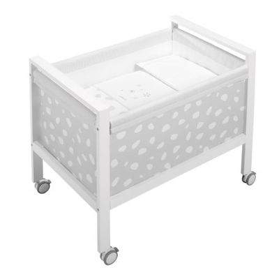 Petit Praia patch voor babybed, maan, 50 x 80 x 75 cm, wit
