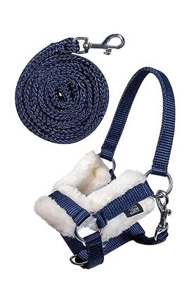 HKM SPORTS EQUIPMENT Hobby Horse Halsterset (Navy)
