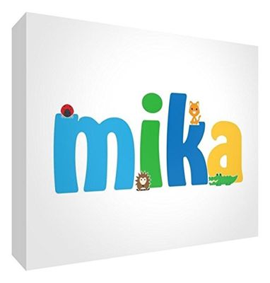 Little Helper MIKA-A5BLK-15DE Diamante Pulido Bebé Recuerdos Tocados Personalizado con Niño, Mika, Grande, 15 x 21 x 2 cm