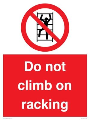 Klim niet op stellingbord - 300x400mm - A3P