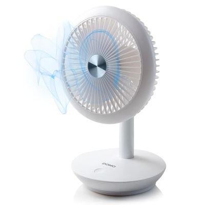 Domo DOMO DO8147 tafelventilator, 5 W (diameter x hoogte), 18 x 28,2 cm, wit