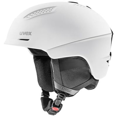 uvex ultra - skihelm voor dames en heren - individueel passysteem - geoptimaliseerde ventilatie - white/black - 55-59 cm