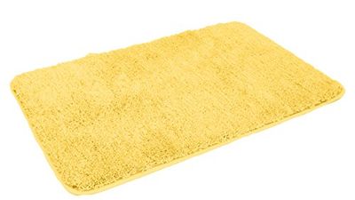 Kinzler J-10047/06 Tapis de Bain en Microfibre Jaune 50 x 80 cm