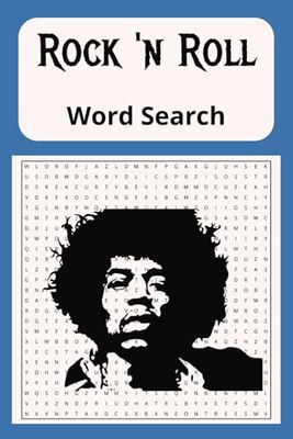Rock 'n Roll Word Search Puzzle Book: Word Searches with Easy to Read Print about Rock 'n Roll Music Bands | 6x9 inches | 80 puzzles | 160 pages | ... holidays or any occasion.