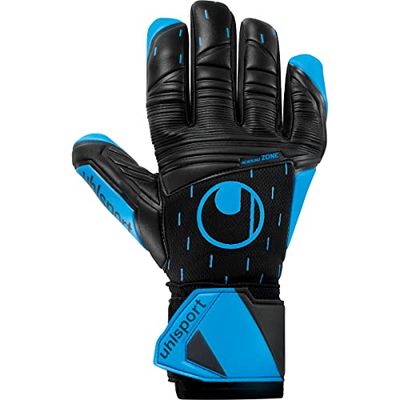 uhlsport Classic Soft HN Comp voetbalkeepershandschoenen voor kinderen en heren, keepershandschoenen, voetbalhandschoenen met polsfixatie en halve negatieve binnennaadconstructie