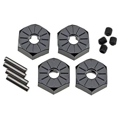 Axial AXIC3042 AX30427 Aluminium Hub smalle 12mm Black (4), Multi