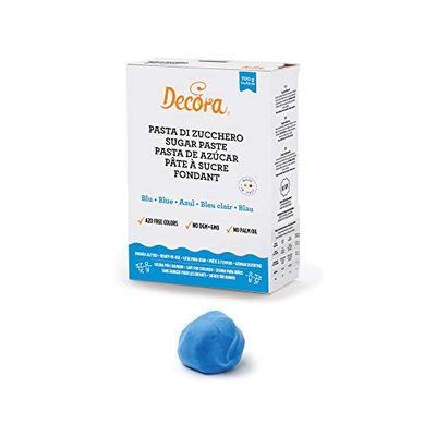 Decora 0310123 Pasta Di Zucchero Blu 700 G