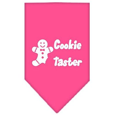 Mirage Cookie Bandana pour Animaux de Compagnie Rose Vif Taille S