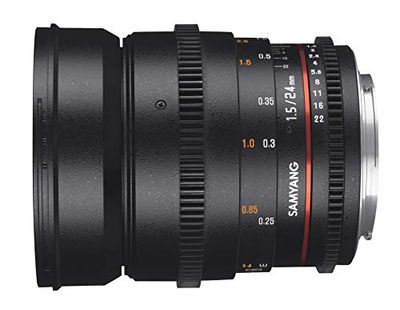 SAMYANG 13024T1.5S 24 mm T1.5 VDSLR ED AS IF UMC II lens voor aansluiting Sony zwart