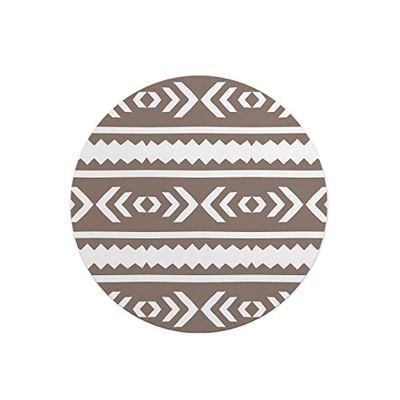 Questo Casa, Ronde digitaal bedrukte muismat, antislip onderkant, voor kantoor en thuis, diameter: 22 cm