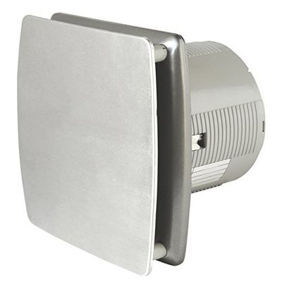 La Ventilazione AA10IN Aspiratore Elicoidale Estetico Grigio, per Foro diametro 100 mm / 4"