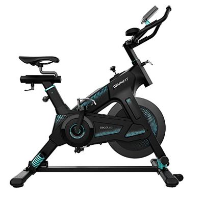 Cecotec Bicicleta Indoor DrumFit Indoor 23000 Kosmos Pro. Volante de Inercia de 23 Kg, Resistencia Manual, Tecnología Dynamic Pro, Manillar y Sillín Deportivos, Pantalla LCD