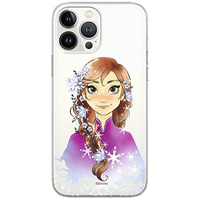 ERT GROUP mobiel telefoonhoesje voor Iphone 13 PRO MAX origineel en officieel erkend Disney patroon Anna 001 optimaal aangepast aan de vorm van de mobiele telefoon, gedeeltelijk bedrukt