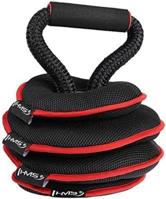 HMS 17-64-810, 5907695509519 Set di Kettlebell Unisex-Adulto, Nero, Taglia Unica