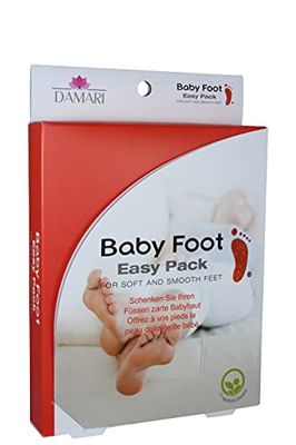 Baby Foot, delikatny peeling zrogowaciałego naskórka, 2 foliowe skarpety, niemiecki opis