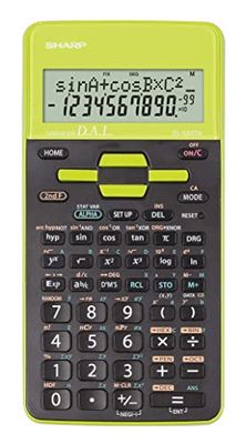 Sharp EL531TH calcolatrice Tasca Calcolatrice scientifica Nero, Verde
