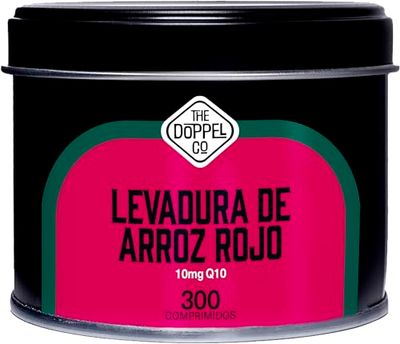 Levadura de Arroz Rojo con Coenzima Q10-300 comprimidos - 2,99 mg de Monacolina pura - Monacolina k - Bajar colesterol - Función Normal del Corazón - Libre de Citrinina - Para 10 meses