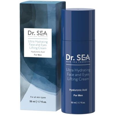 Dr. Sea ULTRA HYDRATING FACE AND EYES LIFTING CREAM - HYALURONIC ACID FOR MEN, 50 ml