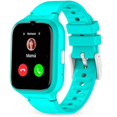 SPC Smartee 4G Kids – Reloj Inteligente para niños con GPS, Llamadas y videollamadas, Chat Familiar, Modo Colegio, botón SOS, IP68 y gestión de smartwatch en App Gratuita SPC Smart Clan