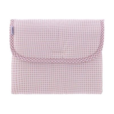 Cambrass - Couverture A Langer 60x40x1 cm Vichy10 Rose