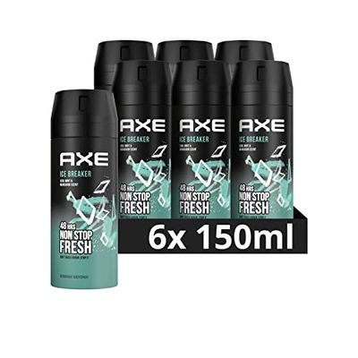 AXE Deodorant Bodyspray Ice Breaker - 6 x 150ml