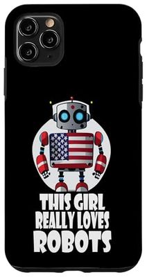 This girl really loves robots, Robotics for Kids Robot Case for iPhone 11 Pro Max