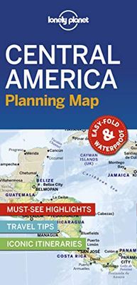 Lonely Planet Central America Planning Map [Lingua Inglese]
