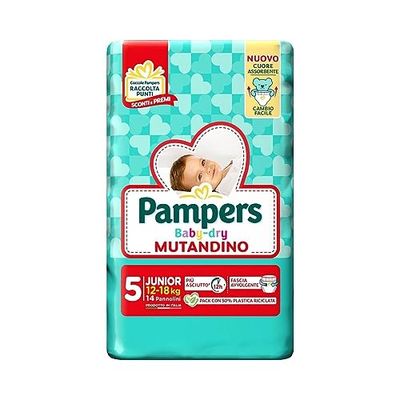 Fater Pampers Baby Dry luierbroekjes Junior Small Pack 14 stuks