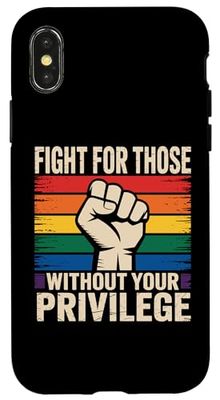 Lotta Per Chi Non Ha Il Tuo Privilegio Diritti Lgbtq Custodia per iPhone X/XS
