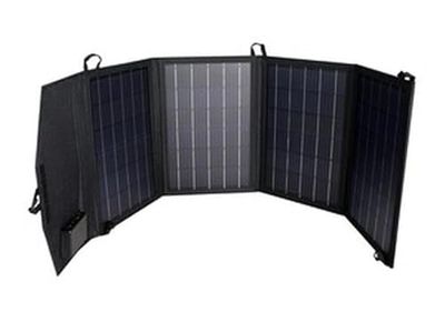 Panneau solaire pliable 60 W, léger et portable, idéal pour le camping, les voyages et les urgences électriques.