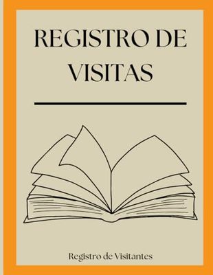 Libro de registro de visitantes: registro de entrada y salida para empresas y oficinas: Registro de entrada y salida de invitados | 100 páginas | 8,5 ... mantenimiento de registros | 3900 entradas