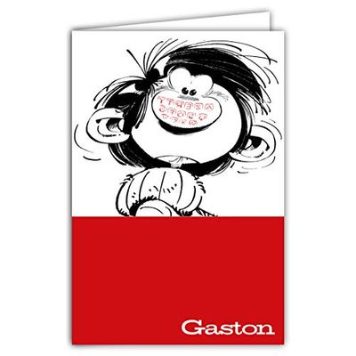 Gaston Lagaffe Birthday Card Azerty