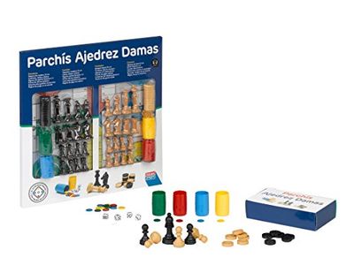 Falomir (27914) Tableau de parchis, Oiseaux et Dames avec Accessoires 33 cm
