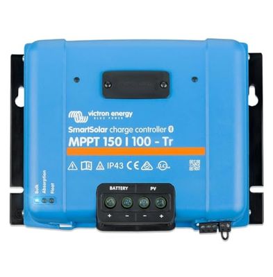 Victron Energy SmartSolar MPPT Tr 150V 100 amp 12/24/36/48-Volt Solar Charge Controller (Bluetooth)