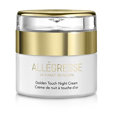 ALLÉGRESSE 24 KARAT SKINCARE Golden Touch Night Crème Anti-Rides Pm Hydratant pour Visage/Cou 1.7 Oz 1 Unité