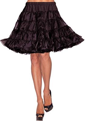 Leg Avenue Deluxe Crinoline Petticoat (One Size, Black)