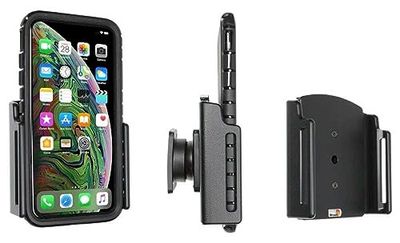 Brodit 711083 Passive Holder with Swivel Base for Apple iPhone XS Max with Case, Black