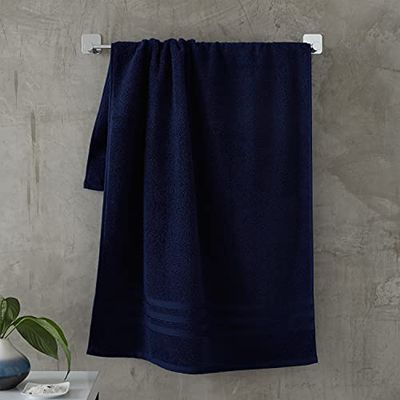 Catherine Lansfield Zero Twist mjuk & absorberande bomullsbadlakan marinblå