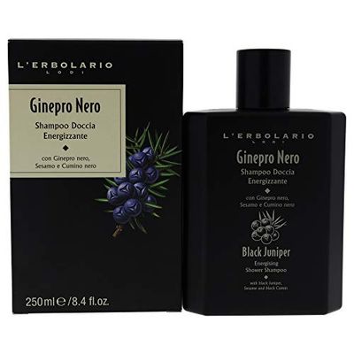 L'Erbolario Black Juniper Energising Shower Shampoo 250 ml