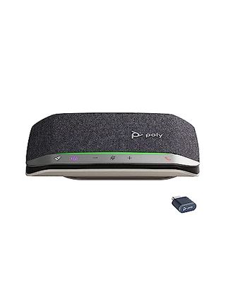 Poly Sync 20+ Persoonlijke Draagbare Bluetooth Conferentie Luidspreker (Plantronics) - Echo-/Ruisonderdrukking - USB-C Bluetooth-Adapter, Compatibel: Teams (gecertificeerd) Zoom, PC, Mac, Mobiele