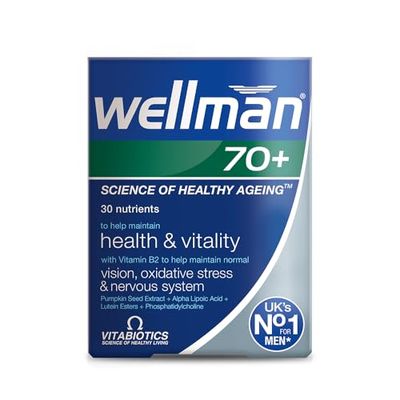 Vitabiotics Wellman Multivitamin Tablets for Men Over 50 Years, Wellman