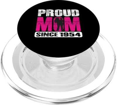 Mamá orgullosa desde 1954 Mamá orgullosa 1954 Mamá 1954 Madre 1954 PopSockets PopGrip para MagSafe