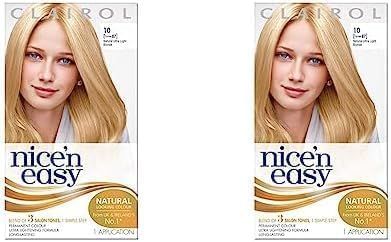 Clairol Nice'n Easy Crème, Natural Looking Oil Infused Permanent Hair Dye, 11 Ultra Light Blonde (Pack of 2)
