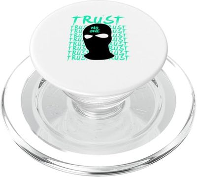 Light Teal Aqua Trust Issues Light Teal Aqua Graphic PopSockets PopGrip para MagSafe