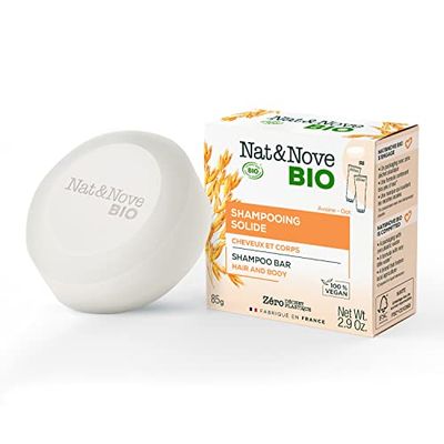 Champu solido cabellos normales y cuerpo Bio 85g Nat&Nove