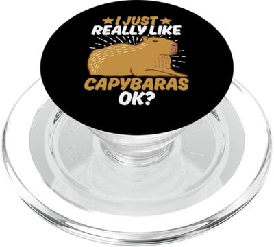 I Just Really Like Capybaras Ok PopSockets PopGrip for MagSafe
